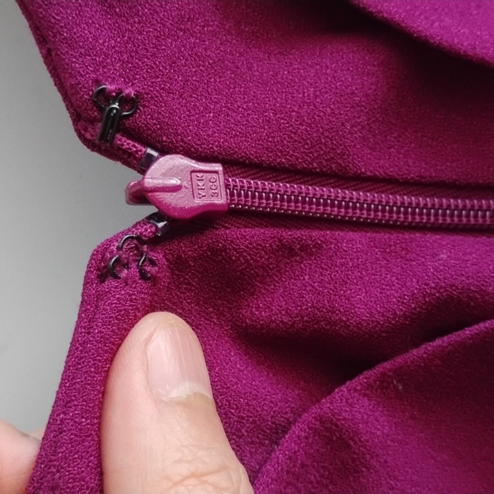 Dress the Population Dark Magenta Corey Dress. Size M - Picture 11 of 16